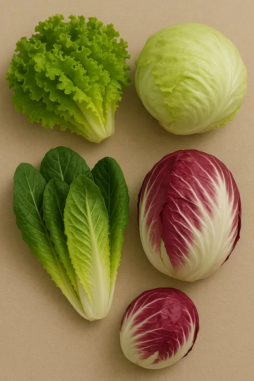 Lettuce (Lactuca sativa) and chicory